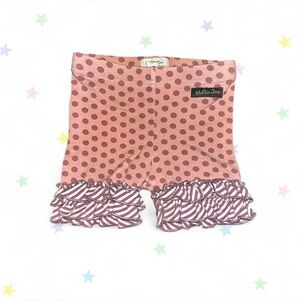 polka dot mathilda jane ruffle shorts